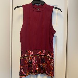 Candies Large Peplum Top